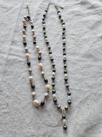 2 kettingen met zoetwater parels, Ophalen of Verzenden, Steen of Mineraal