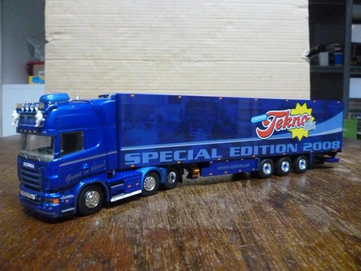Tekno Scania Tekno Event 2008 met certificaat, Hobby en Vrije tijd, Modelauto's | 1:50, Nieuw, Bus of Vrachtwagen, Tekno, Ophalen of Verzenden
