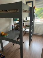 Hoogslaper grijs als nieuw, Ophalen, Eenpersoons, Zo goed als nieuw, 90 cm