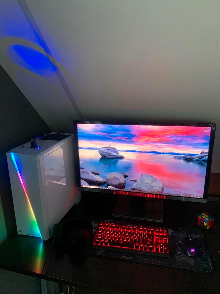 Game setup, Computers en Software, Desktop Pc's, Gebruikt, 3 tot 4 Ghz, SSD, 8 GB, Met videokaart, Gaming, Ophalen