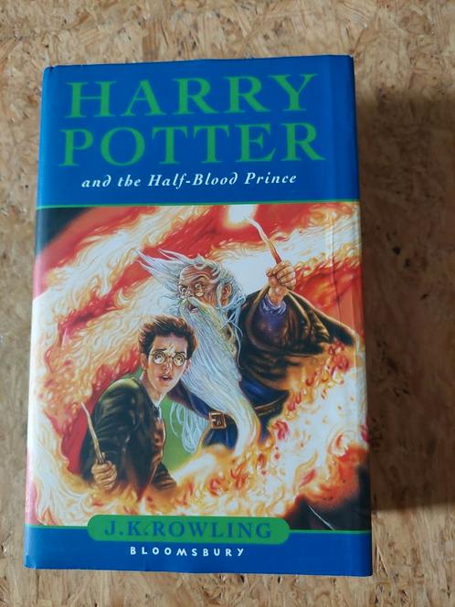 Half Blood Prince drukfout first edition Bloomsbury dustjack, Verzamelen, Harry Potter, Zo goed als nieuw, Boek of Poster, Ophalen of Verzenden