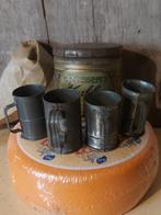 4 antieke koffieloodjes, Ophalen of Verzenden