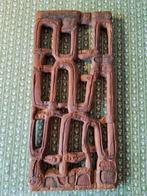 Asmat Houten Paneel - Papua Nieuw-Guinea - Midcentury, Ophalen of Verzenden