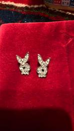 Playboy oorbellen, Ophalen of Verzenden, Zo goed als nieuw, Overige materialen, Met strass