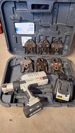 Viega Pressgun 5 Accu perstang persapparaat Met 6 bekken!!!, ., Ophalen of Verzenden, Zo goed als nieuw, .