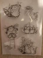 Schattige Clear Stamps Set - Katten, uilen  en Meer!, Hobby en Vrije tijd, Stempelen, Ophalen of Verzenden, Nieuw, Clearstamp