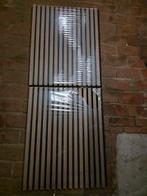 2 akoestische wandpanelen eiken / walnoot 60x74 cm, Ophalen, Nieuw, Overige materialen