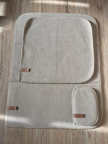 Microvezel afdruipmat met afwasset (beige/zand) beschikbaar voor biedingen