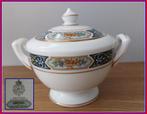 POT met DEKSEL "Manor House"  Royal Worcester Porselein, Overige typen, Overige stijlen, Ophalen of Verzenden, Zo goed als nieuw