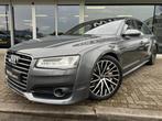 Audi A8 4.0 TFSI quattro Lang Pro Line+ Pano 360 Leder Memor, Auto's, Audi, Te koop, Zilver of Grijs, Geïmporteerd, Benzine