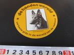 sticker Asten de Hondenwereld Duitse Herdershond, Ophalen, Zo goed als nieuw, Sticker