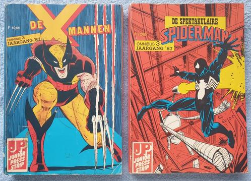 JUNIOR PRESS OMNIBUSSEN. X-MANNEN, SPIDER-MAN 12.50 p stuk., Boeken, Strips | Comics, Gelezen, Meerdere comics, Europa, Verzenden