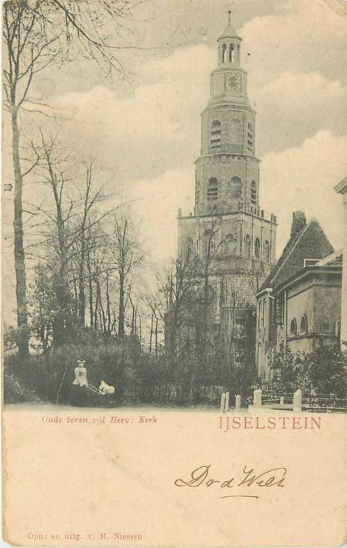 (388-563-021) Ijsselstein Oude toren van de Herv Kerk, Verzamelen, Ansichtkaarten | Nederland, Utrecht, Verzenden