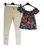 Mooie licht gele SCOTCH & SODA stretch jeans mt 12/152., Kinderen en Baby's, Kinderkleding | Maat 152, Broek, Zo goed als nieuw