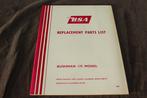 BSA Bushman 175 1969 motorcycle parts list, Motoren, Ophalen of Verzenden, Overige merken