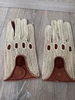 Vintage Rijhandschoenen Leer en Gehaakt Katoen NIEUW, Ophalen of Verzenden, Gebruikt