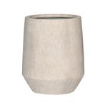 Pottery Pots Harrith high S - Travertin, Tuin en Terras, 40 cm of meer, Rond, Nieuw, Ophalen of Verzenden