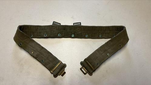Koppelriem Nederlands leger riem effen groen, Verzamelen, Militaria | Algemeen, Landmacht, Kleding of Schoenen, Nederland, Ophalen of Verzenden