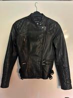 Leren jas Bella Ragazza maat 36, Kleding | Dames, Ophalen of Verzenden, Zo goed als nieuw, Maat 36 (S), Zwart