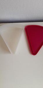Tupperware bakje handig voor puntje kaas, Ophalen of Verzenden, Rood, Bak of Kom