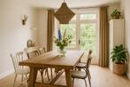 Landelijke eettafel | Massief hout | 220 x 100 cm, Huis en Inrichting, Tafels | Eettafels, Ophalen, 200 cm of meer, 50 tot 100 cm