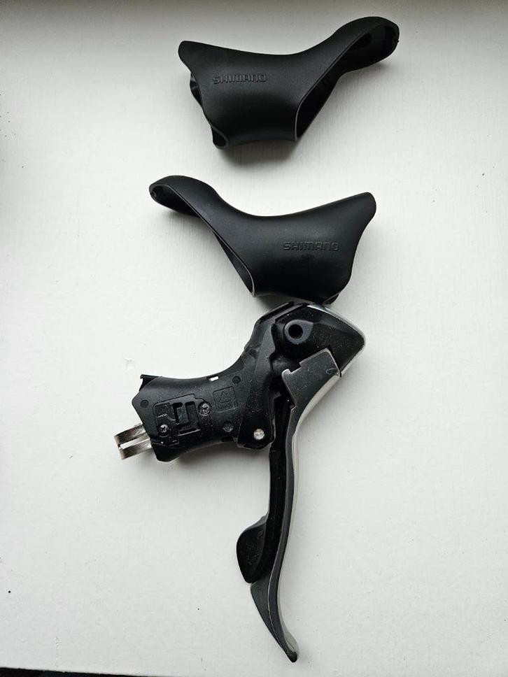 Shimano Ultegra Shifter ST-6600 links (2x10) + nieuw rubber, Fietsen en Brommers, Fietsonderdelen, Gebruikt, Racefiets, Ophalen of Verzenden