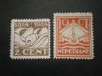 Nederland NVPH 139-140 ongebruikt( u 739)..€ 1,60, Postzegels en Munten, Postzegels | Nederland, Verzenden