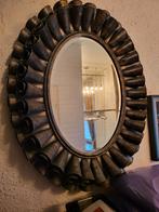 Brons kleurige spiegel, Ophalen, Zo goed als nieuw, Rechthoekig, Minder dan 100 cm