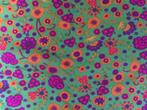 Stenzo / Bizzkids mooie NIEUWE groene lap stof met bloemen, Nieuw, Ophalen of Verzenden, 30 tot 120 cm, 30 tot 200 cm