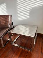 Design Chroom Salontafel bijzettafel - 60x60 - Binnen/Buiten, Huis en Inrichting, Tafels | Salontafels, Ophalen, Gebruikt, 50 tot 100 cm