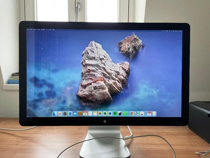 Apple Thunderbolt Display 27", Computers en Software, Monitoren, Gebruikt, 101 t/m 150 Hz, Thunderbolt, Ingebouwde speakers, Ingebouwde camera