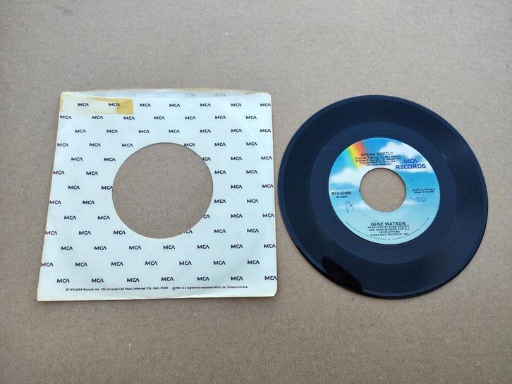 Single: Gene Watson - Speak Softly (1992) USA, Cd's en Dvd's, Vinyl Singles, Gebruikt, Pop, 7 inch, Verzenden