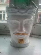 bloempot 'man', Tuin en Terras, Bloempotten, Rond, Ophalen of Verzenden, Aardewerk, Minder dan 40 cm