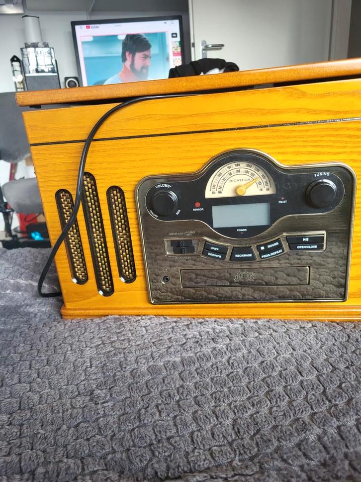 All-in-one Platenspeler/CD/MP radio cd cass3/Cassette Speler, Audio, Tv en Foto, Platenspelers, Gebruikt, Platenspeler, Overige merken