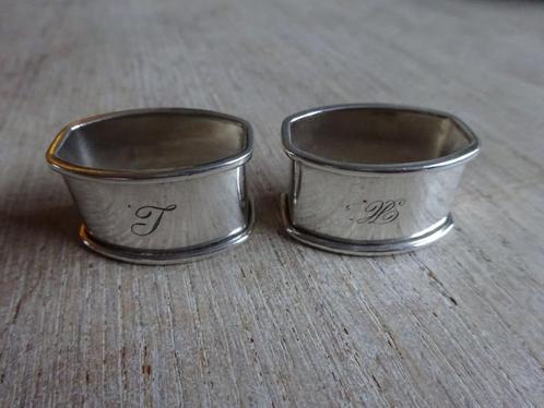 Lotje servet en vingerdoekringen- zilver, Antiek en Kunst, Antiek | Goud en Zilver, Zilver, Ophalen of Verzenden