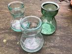 Vintage Hyacintvaas Hyacint Vaas Bollenvaas Bollen Groen, Huis en Inrichting, Woonaccessoires | Vazen, Ophalen, Minder dan 50 cm