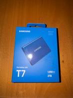 Samsung T7 Portable SSD - 2TB - Blauw, Computers en Software, Harde schijven, SSD, Nieuw, Ophalen of Verzenden, Laptop