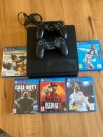 Playstation 4 slim 1TB + games, Spelcomputers en Games, Spelcomputers | Sony PlayStation 4, Ophalen of Verzenden, Zo goed als nieuw