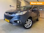 Hyundai IX35 2.0 CRDi HP 4WD i-Catcher PANO NAVI LEER NAP AP, Automaat, Euro 5, Blauw, Bedrijf
