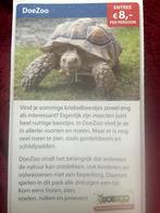 DoeZoo Dierentuin in Leens Voordeelbon, Tickets en Kaartjes, Drie personen of meer, Dierentuinbon