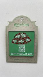 Efteling pin Efteling paddenstoel op kaartje, Ophalen of Verzenden, Nieuw, Button of Speldje