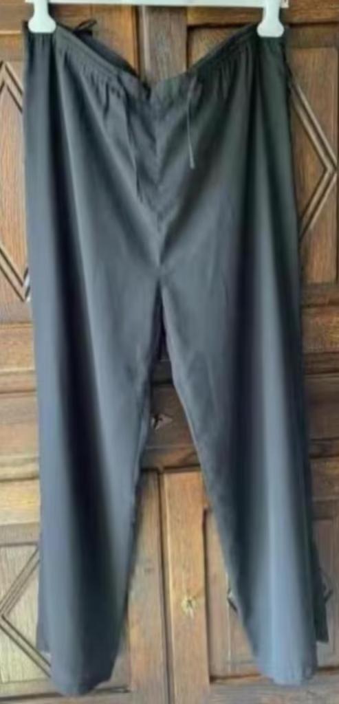 Zwarte, gevoerde pantalon; 40; Vroom & Dreesman; extra lang, Kleding | Dames, Broeken en Pantalons, Zo goed als nieuw, Maat 38/40 (M)