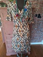 Norah jurk 36 38 kreukvrij stretch  vaste overslag, Kleding | Dames, Ophalen of Verzenden, Zo goed als nieuw, Maat 36 (S), Onder de knie