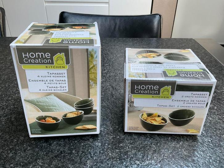 Tapasset, Huis en Inrichting, Keuken | Servies, Zo goed als nieuw, Kom(men), Overige stijlen, Keramiek, Ophalen