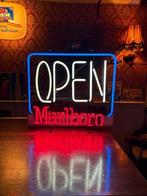 Marlboro neon reclame lichtbak vintage tabak, Ophalen, Zo goed als nieuw, Lichtbak of (neon) lamp