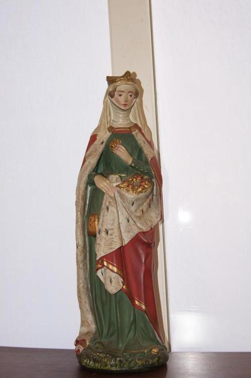 Sint Elisabeth van Thuringen, Antiek en Kunst, Kunst | Beelden en Houtsnijwerken, Ophalen of Verzenden