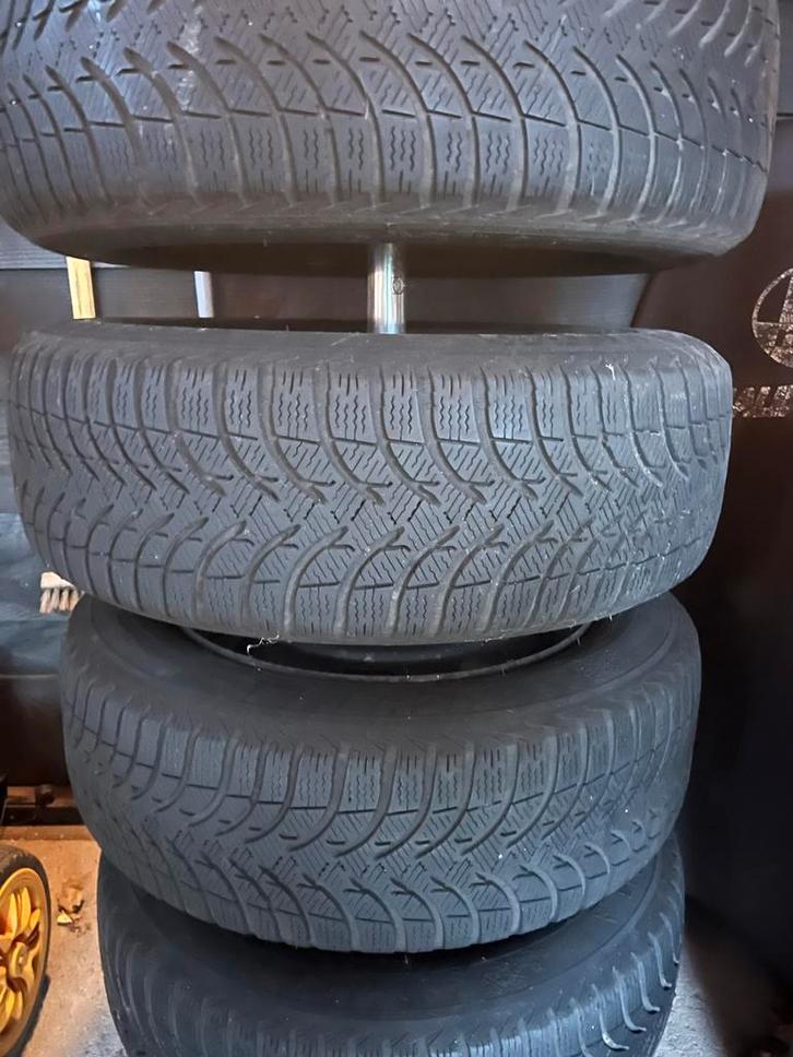 Winterbanden velgen set Michelin 4x108, Auto diversen, Velgenbomen, Gebruikt, Ophalen