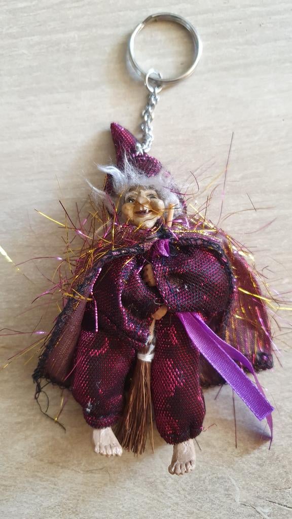 Sleutelhanger heks., Ophalen of Verzenden, Nieuw