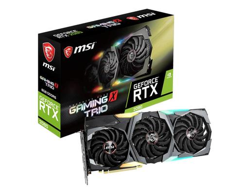MSI GeForce RTX 2080 GAMING X TRIO 8G, Computers en Software, Videokaarten, Gebruikt, Nvidia, PCI-Express 3.0, GDDR6, Ophalen of Verzenden