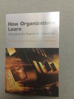 How Organizations Learn - Starkey, Ophalen, Alpha, Zo goed als nieuw